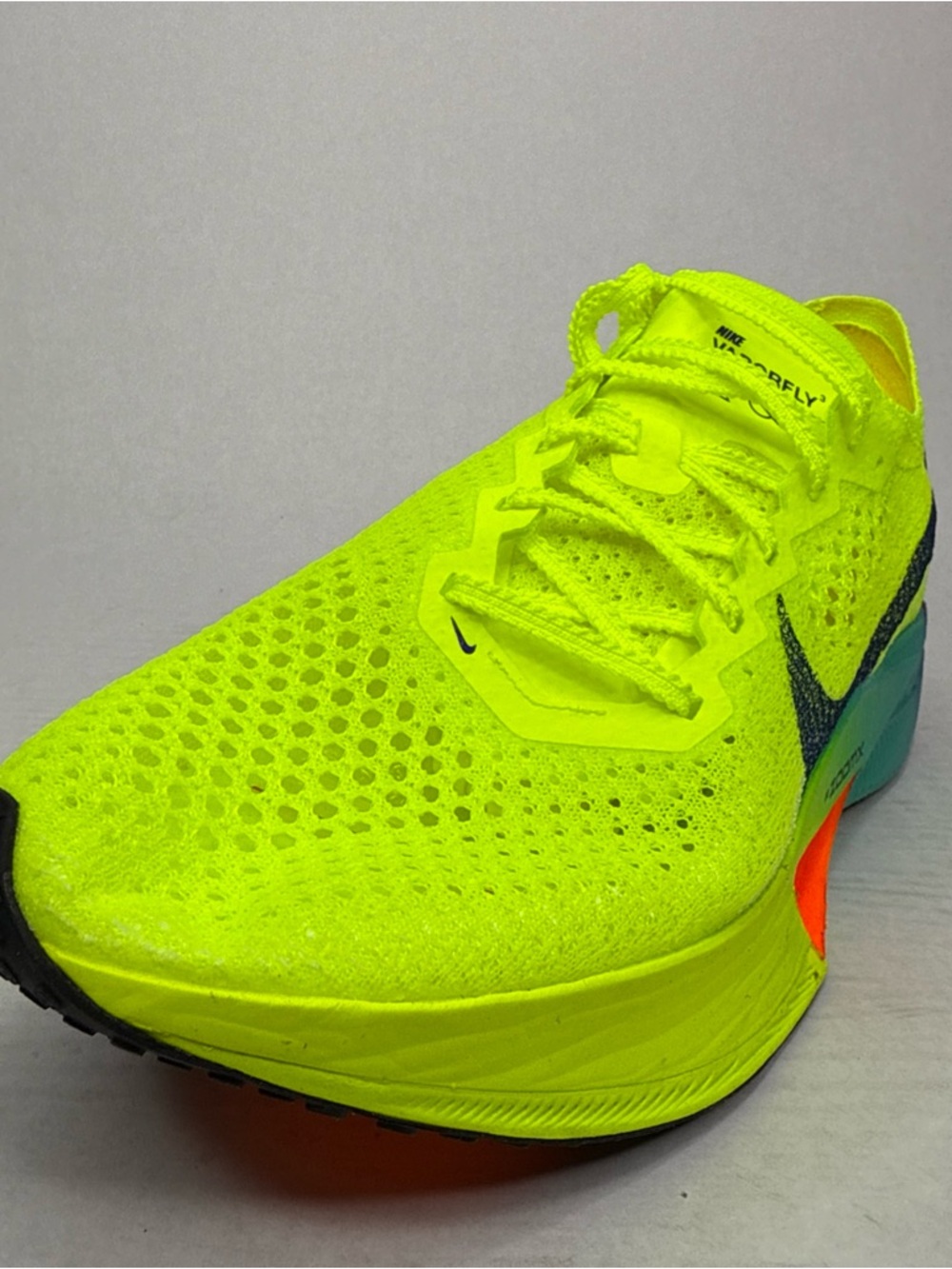 Nike ZoomX Vaporfly Next% 3 Fast Pack Volt Green Black Wmn 9.5 Men 8 DV4130-700 - Picture 11 of 12